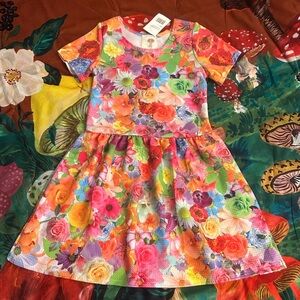 NWT Ella and Lulu Floral Multicolor Dress Size 4T